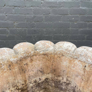 Pair of Vintage Plaster & Concrete Garden Outdoor Urn Planters, c.1960’s