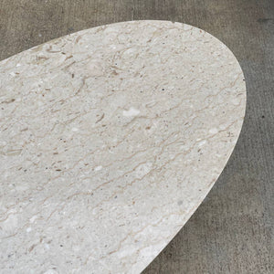 Mid-Century Modern Surfboard Style Marble Stone Coffee Table, c.1960’s
