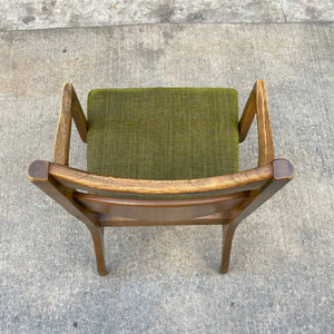 Set of 6 Vintage Mid-Century Modern Sculpted Walnut Dining Chairs, c.1960’s