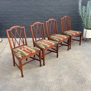Set of 6 Antique Federal Style Mahogany Dining Chairs, c.1950’s