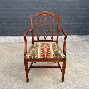 Set of 6 Antique Federal Style Mahogany Dining Chairs, c.1950’s