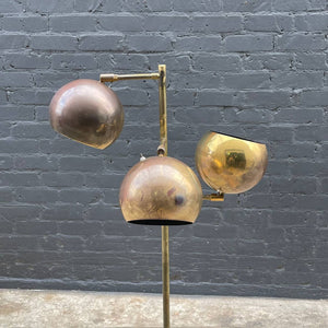 Mid-Century Modern Brass Orb Floor Lamp by Koch & Lowy, c.1960’s