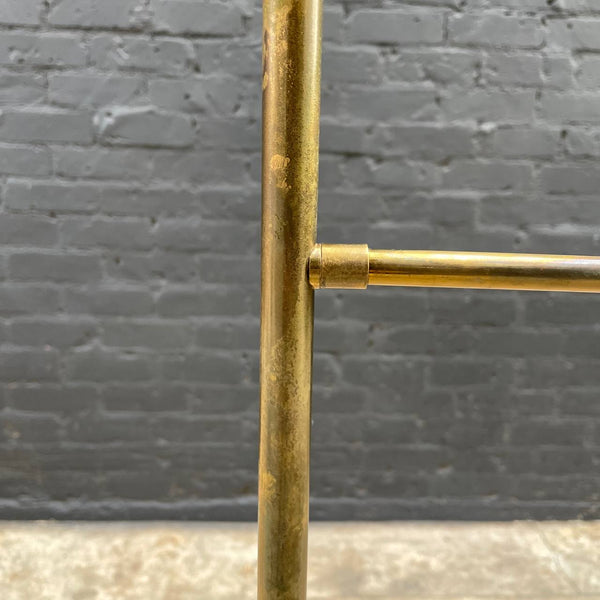 Mid-Century Modern Brass Orb Floor Lamp by Koch & Lowy, c.1960’s